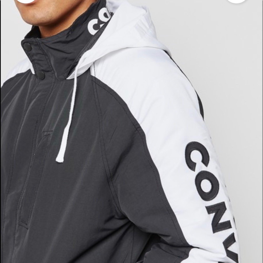 Converse Boat Men’s Jacket Black White - Picture 6 of 7